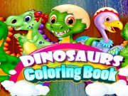 Dinosaurs Coloring Book Online Art Games on taptohit.com