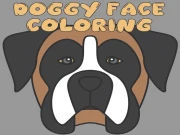 Doggy Face Coloring Online Art Games on taptohit.com