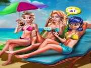 Doll Beach Bronze Prep Online Dress-up Games on taptohit.com