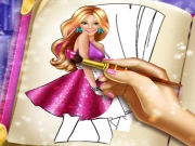Doll Coloring Book Online Dress-up Games on taptohit.com