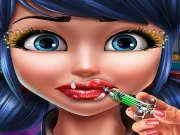 Dotted Girl Lips Injections Online Dress-up Games on taptohit.com