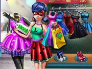 Dotted Girl Realife Shopping Online Dress-up Games on taptohit.com