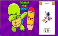 Draw The Rest Pro Online drawing Games on taptohit.com