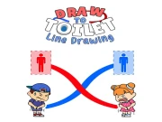 Draw To Toilet - Line Drawing Online Casual Games on taptohit.com