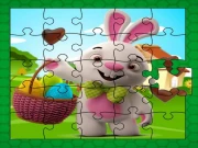 Easter Bunny Eggs Jigsaw Online Casual Games on taptohit.com