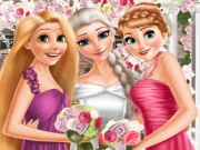 Eliza and princesses wedding Online Dress-up Games on taptohit.com