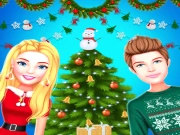 Ellie And Ben Christmas Preparation Online Dress-up Games on taptohit.com