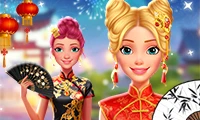 Ellie Chinese New Year Celebration Online Dress-up Games on taptohit.com