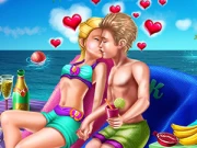 Ellie Private Beach Online Dress-up Games on taptohit.com