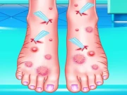 Emma Foot Treatment Online Care Games on taptohit.com