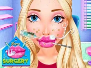 Emma Lip Surgery Online Care Games on taptohit.com