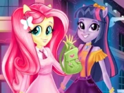 Equestria Girls First Day at School Online Dress-up Games on taptohit.com