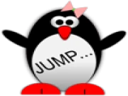 Esther the Penguin. Jump! Online arcade Games on taptohit.com