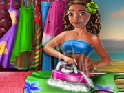 Exotic Girl Washing Clothes Online Dress-up Games on taptohit.com