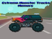 Extreme Monster Trucks Memory Online Puzzle Games on taptohit.com