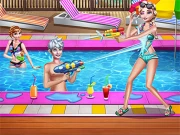 Family Pool Time Online Dress-up Games on taptohit.com