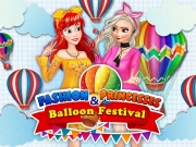 Fashion Princesses And Balloon Festival Online Dress-up Games on taptohit.com