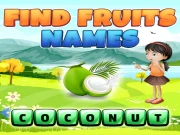 Find Fruits Names Online Puzzle Games on taptohit.com