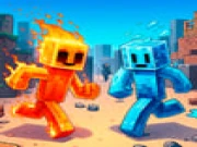 Fire and Water Stickman Online two-player Games on taptohit.com
