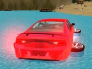 Floating Water Surfer Car Online Adventure Games on taptohit.com