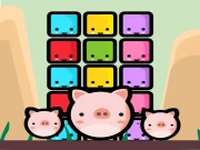 Fourtris Saving Pigs Online Puzzle Games on taptohit.com