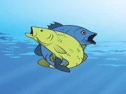 Friendly Fish Coloring Online Art Games on taptohit.com