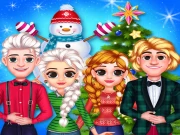 Frozen Princess Christmas Celebration Online kids Games on taptohit.com
