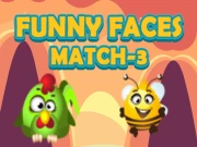 Funny Faces Match3 Online Puzzle Games on taptohit.com
