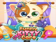 Funny Kitty Care Online Care Games on taptohit.com