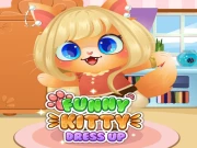Funny Kitty Dressup Online kids Games on taptohit.com