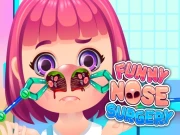 Funny Nose Surgery Online Care Games on taptohit.com