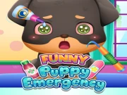 Funny Puppy Emergency Online Dress-up Games on taptohit.com