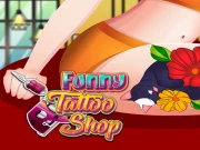 Funny Tattoo Shop Online Art Games on taptohit.com