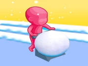 Giant Snowball Rush Online Agility Games on taptohit.com