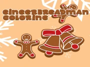 Gingerbread Man Coloring Online Art Games on taptohit.com