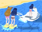Girl Surfer 3D Online Casual Games on taptohit.com