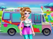 Girly Ice Cream Truck Car Wash Online Racing & Driving Games on taptohit.com