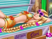 Goldie Princess Tanning H5 Online Dress-up Games on taptohit.com