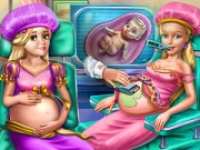 Goldie Princesses Pregnant Check up Online Dress-up Games on taptohit.com