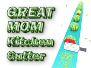 Great MOM Kitchen Cutter Online Hypercasual Games on taptohit.com