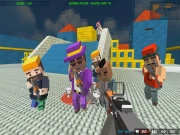 GunGame shooting warfare blocky gangster Online Puzzle Games on taptohit.com