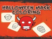 Halloween Mask Coloring Book Online Art Games on taptohit.com