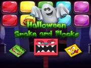 Halloween Snake and Blocks Online Puzzle Games on taptohit.com