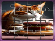 Hamburger Jigsaw Rush Online jigsaw-puzzles Games on taptohit.com