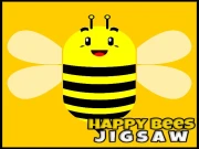 Happy Bees Jigsaw Online Puzzle Games on taptohit.com