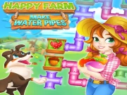 Happy farm make water pipes Online Casual Games on taptohit.com