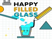 Happy Filled Glass Online Art Games on taptohit.com