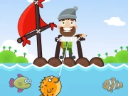 Happy Fishing Day Online Arcade Games on taptohit.com