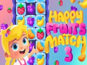 Happy Fruits Match3 Online Puzzle Games on taptohit.com
