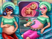 Hero BFFs Pregnant Check up Online Dress-up Games on taptohit.com